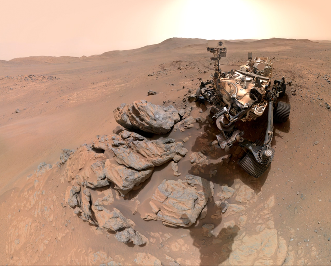 NASA's Perseverance rover selfie on Mars. NASA's Perseverance rover selfie on Mars.